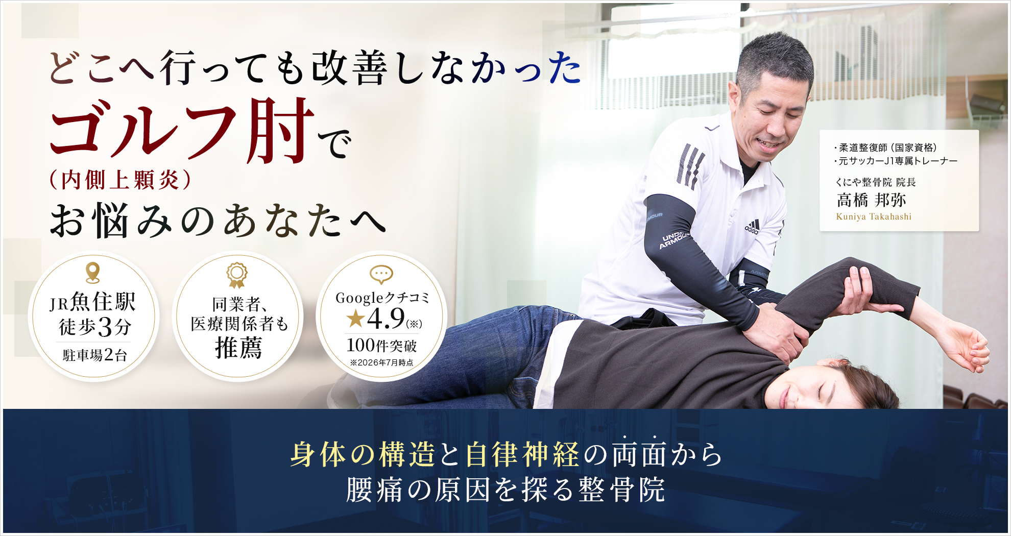 症状｜ゴルフ肘（内側上顆炎）