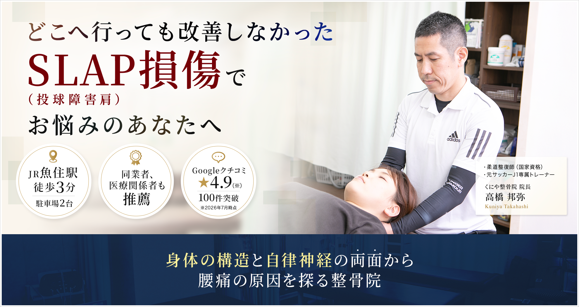 症状｜SLAP損傷（肩関節上方関節唇損傷）