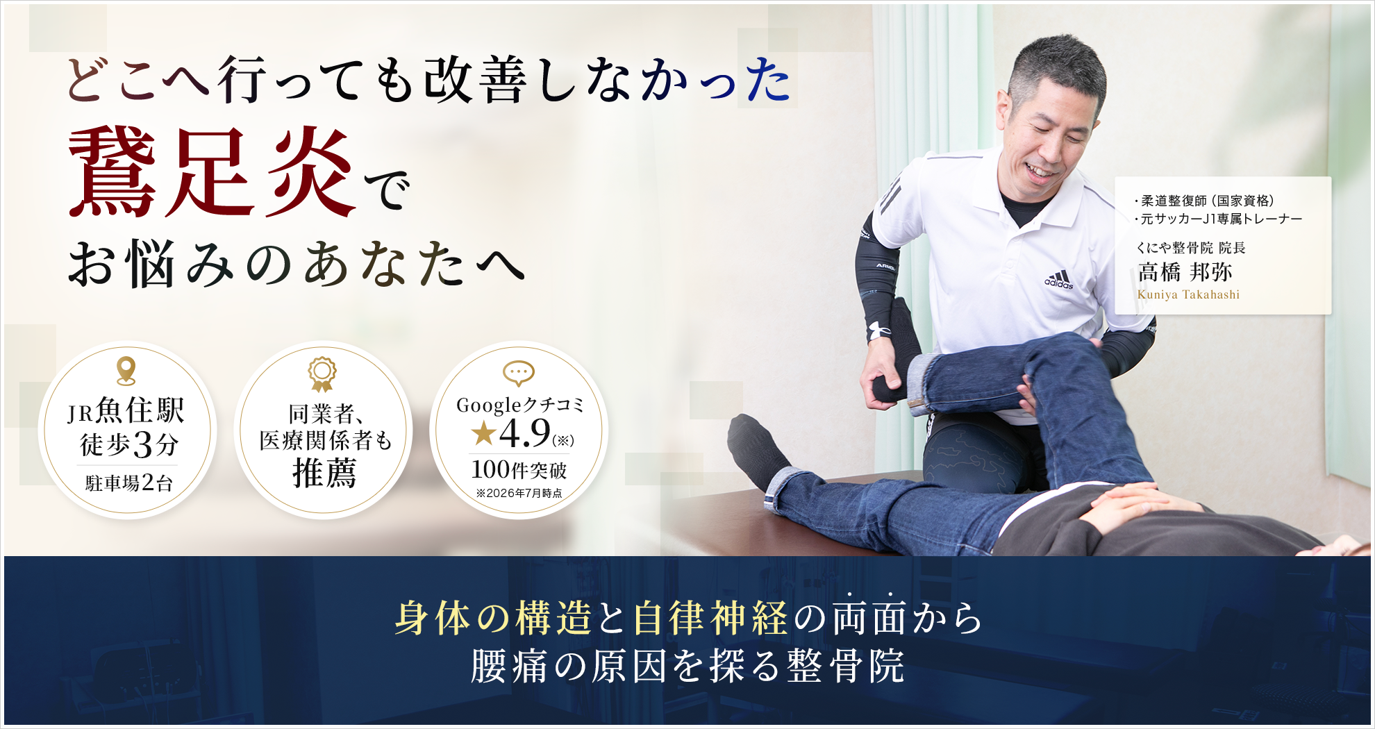 症状｜鵞足炎